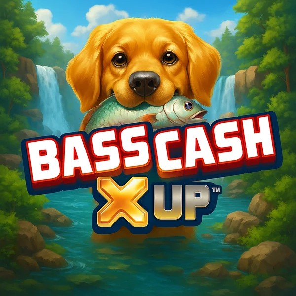 Bass Cash X UP online game logo by Alchemy Gaming on hugoscasino.at