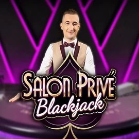 Official Live Casino logo: Blackjack Salon Privé by Ezugi at Hugo Casino