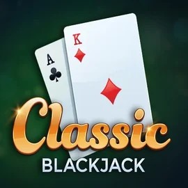 Classic Blackjack slot visual from Red Tiger Gaming available on hugoscasino.at