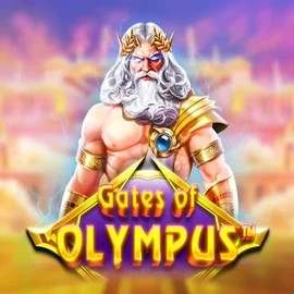 Gates of Olympus slot logo by Pragmatic Play at Hugo CasinoGates of Olympus