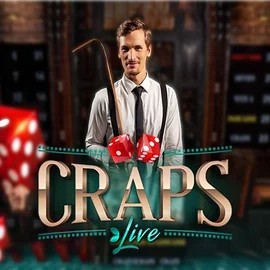 Live Craps logo by Evolution Hugo Casino