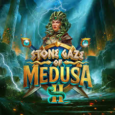 Stone Gaze of Medusa 2 casino game by Stakelogic – featured logo at Hugo Casino