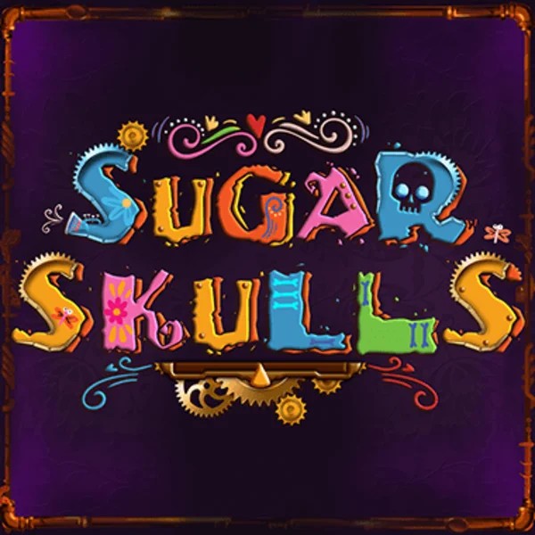 Sugar Skulls logo by Booming Games Hugo Casino